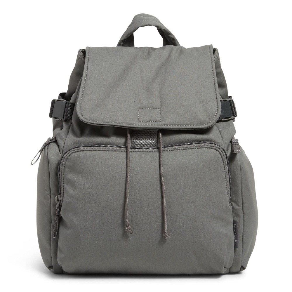 Vera Bradley Women's Cotton Utility Backpack Galaxy Gray 28013-X67